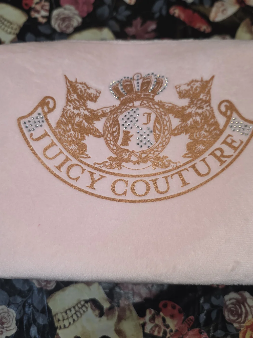 💖 NEW Juicy Couture Velour Cosmetic Bag & Travel Bottle Set – Blush Pink 💖